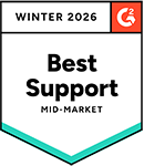 G2Crowd - Best Support Award